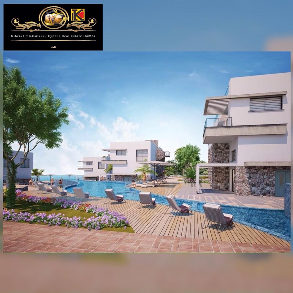 Remarkable 2, 3 Bedroom Garden and Penthouse Apartment in seafront Location Bahceli Girne (For Sale)