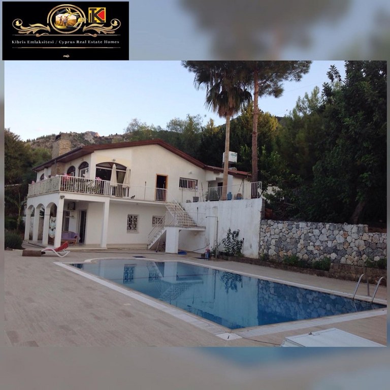 5 Bedroom Villa with Beautiful Panoramic sea mountain views Location Near Olive Tree Hotel Catalkoy Girne
