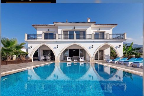 Luxury 5-bedroom Seaside Villa For Sale Location Esentepe, Girne, North Cyprus KKTC