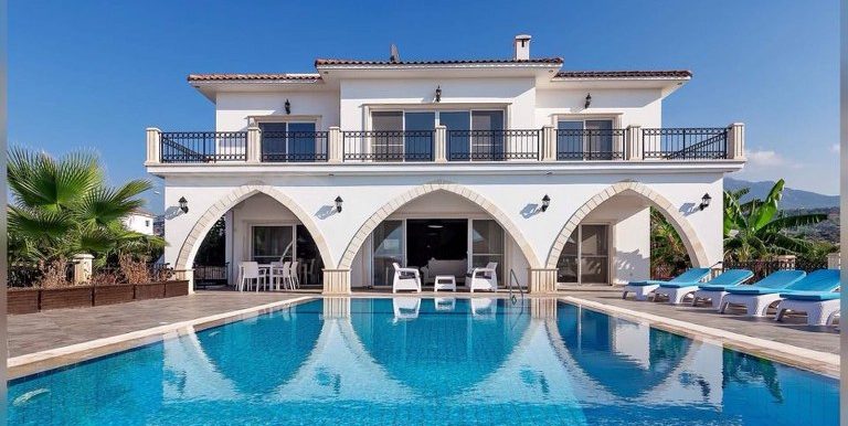 Luxury 5-bedroom Seaside Villa For Sale Location Esentepe, Girne, North Cyprus KKTC