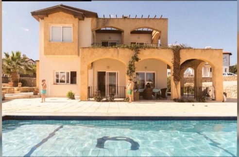 Mediterranean Style Seafront 3 Bedroom Villa For Sale Location New Harbor Esentepe Kyrenia North Cyprus KKTC