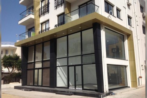 Brand New (Sendeli) Shop For Rent Location Commercially Zoned Near to Ogretmenevleri Center Girne North Cyprus KKTC TRNC