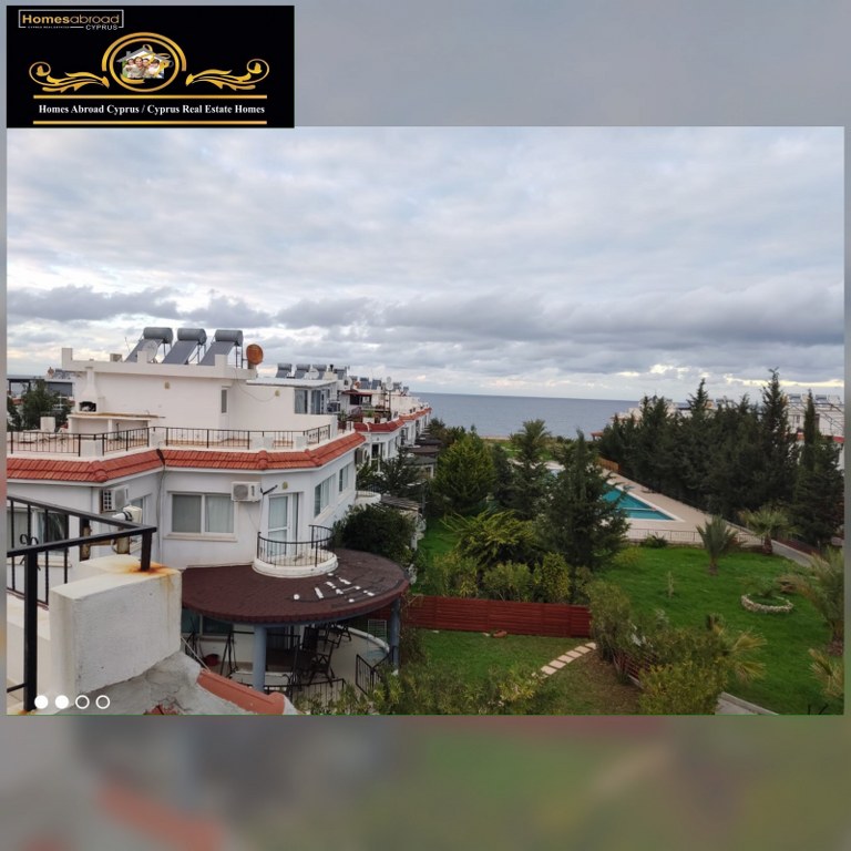 Nice 2 Bedroom Terrace Apartment For Rent Location Lapta Coastal Walkway (Lapta Yuruyus Yolu) Girne (Communal Swimming Pool)