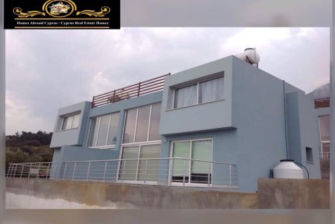 1 Bedroom Semi-Detached House For Sale with Location Karsiyaka Girne (sea and mountain panoramic views) North Cyprus KKTC TRNC