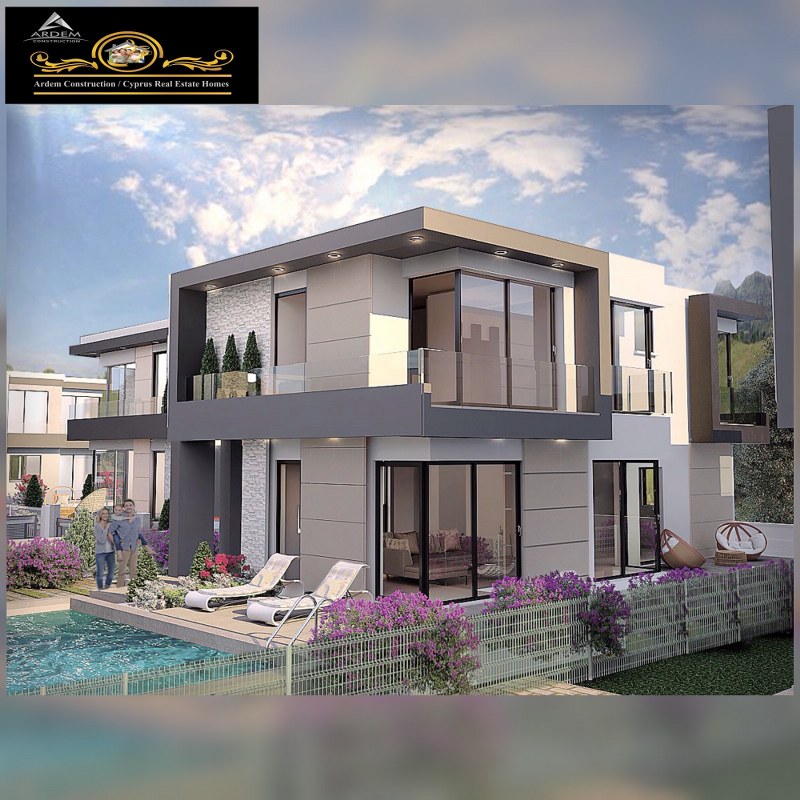 Nice 3 Bedroom Villa For Sale Location Alsancak Girne (private swimming pool)
