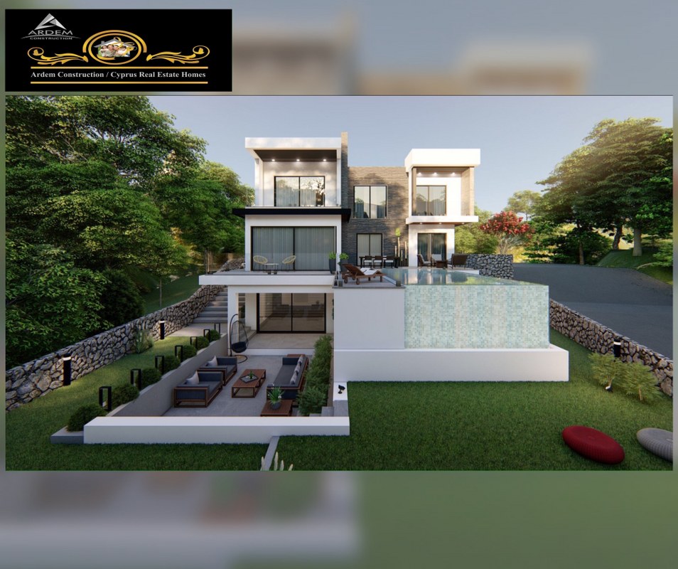 Elegant 4 Bedrooms Villas For Sale Location Karmi Valley Homes Girne North Cyprus KKTC TRNC