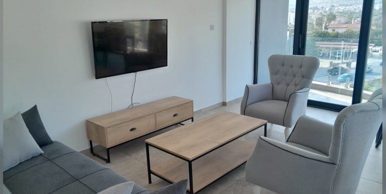 Brand New 2 Bedroom Apartment For Rent Location Near Bellapais Trafic Light Girne North Cyprus KKTC TRNC