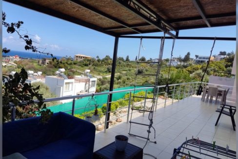 1 Bedroom Semi-Detached House For Sale with Location Karsiyaka Girne (sea and mountain panoramic views) Reduced Price! North Cyprus KKTC TRNC