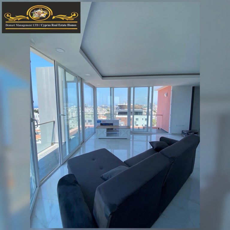 Brand New 2 Bedroom Penthouse For Rent Location Near Akpinar Bakery (Pastanse) Girne