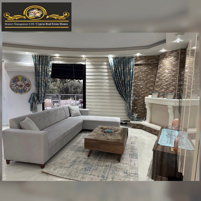 Nice 2 Bedroom Garden Apartment For Rent Location Karaoglanoglu Girne