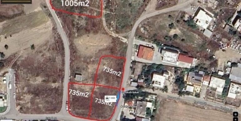 4 Plots For Sale Location Hamitkoy Lefkosa (Turkish Title Deeds) North Cyprus KKTC TRNC