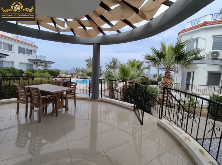 Nice Seaside 3 Bedroom Garden Apartment For Rent Location Lapta Coastal Walkway Girne (Lapta Yuruyus Yolu Kyrenia)(Communal Swimming Pool) North Cyprus KKTC TRNC