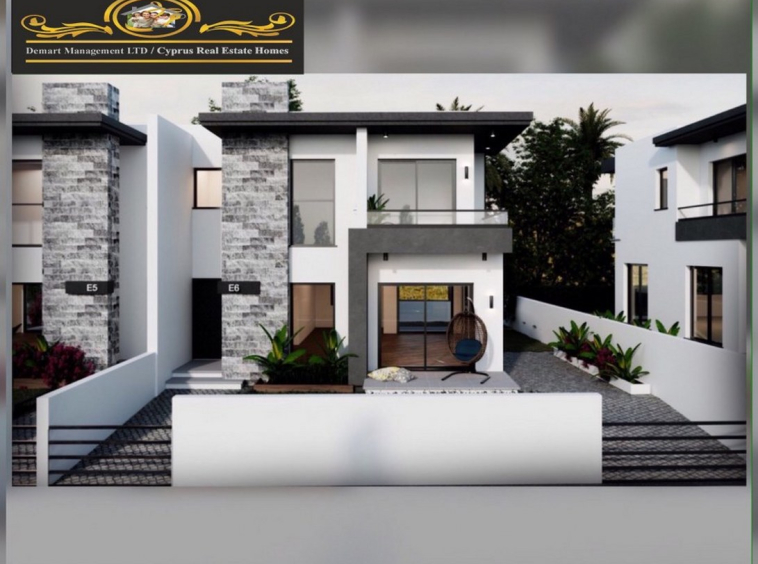 Nice 3 Bedroom Duplex Twin Villas For Sale location Green Hills Yesiltepe Alsancak Girne North Cyprus KKTC TRNC