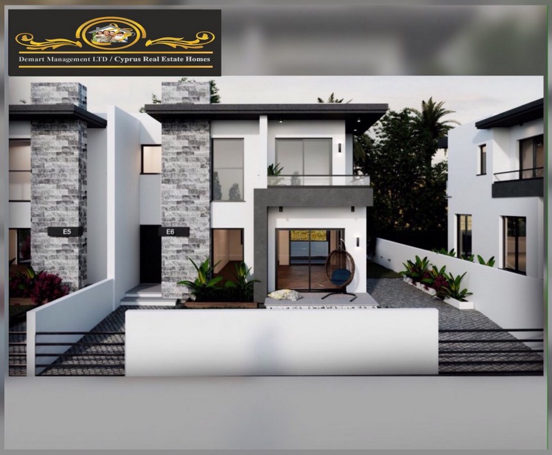 Nice 3 Bedroom Duplex Twin Villas For Sale location Green Hills Yesiltepe Alsancak Girne North Cyprus KKTC TRNC