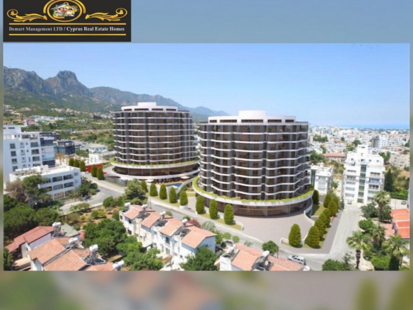 Nice 2 Bedroom Apartment For Rent Location CC Tower Girne North Cyprus KKTC TRNC