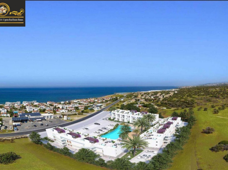 Brand New Sea Facing 1 Bedroom Studio Garden Apartment For Sale Location G9 Blueberry Esentepe Girne North Cyprus KKTC TRNC