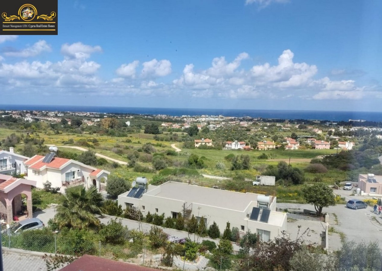 1 Bedroom Semi Detached Villa For Rent Location Karsiyaka Girne (Beautiful Sea And Mountain Panoramic) North Cyprus KKTC TRNC