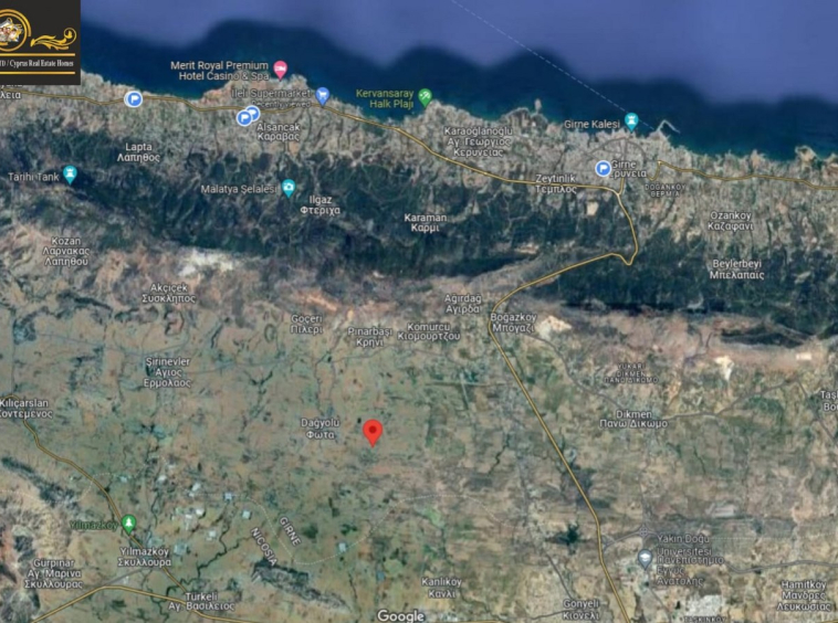 12042m2 Land For Sale Location Pınarbaşı Girne (Turkis Title Deeds) North Cyprus KKTC TRNC