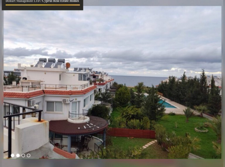 Nice 2 Bedroom Terrace Apartment For Sale Location Lapta Coastal Walkway (Lapta Yuruyus Yolu) Girne (Communal Swimming Pool) North Cyprus KKTC TRNC