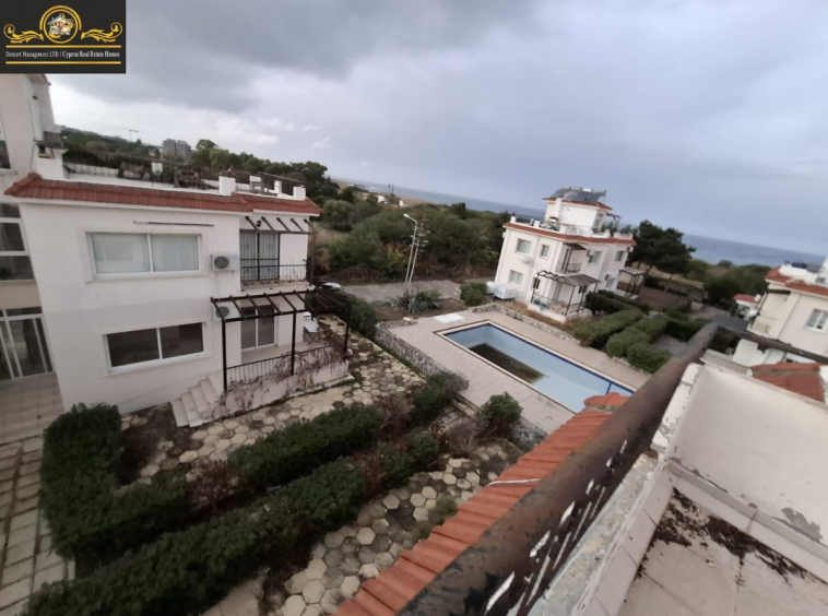 2 Bedroom Terrace Apartment For Sale Location Lapta Coastal Walkway Girne (Lapta Yuruyus Yolu Kyrenia)(Communal Swimming Pool) North Cyprus KKTC TRNC