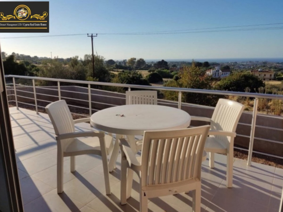 2 Bedroom Semi Detached Villa For Rent Location Karsiyaka Girne (Beautiful Sea And Mountain Panoramic) North Cyprus KKTC TRNC