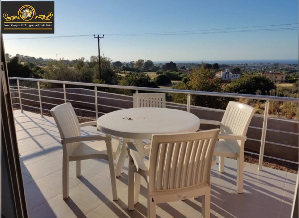 2 Bedroom Semi Detached Villa For Rent Location Karsiyaka Girne (Beautiful Sea And Mountain Panoramic) North Cyprus KKTC TRNC