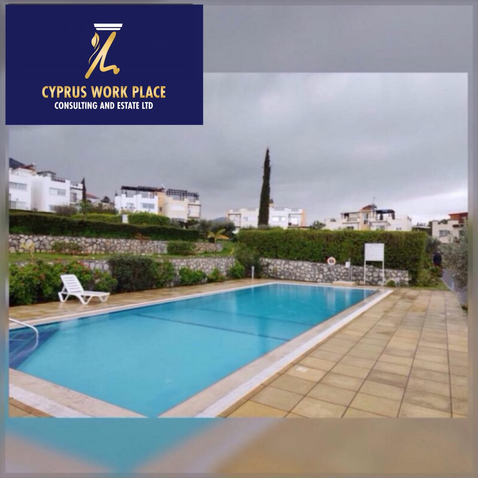 Nice 2 Bedroom Garden Apartment For Rent Location Edremit Girne North Cyprus KKTC TRNC