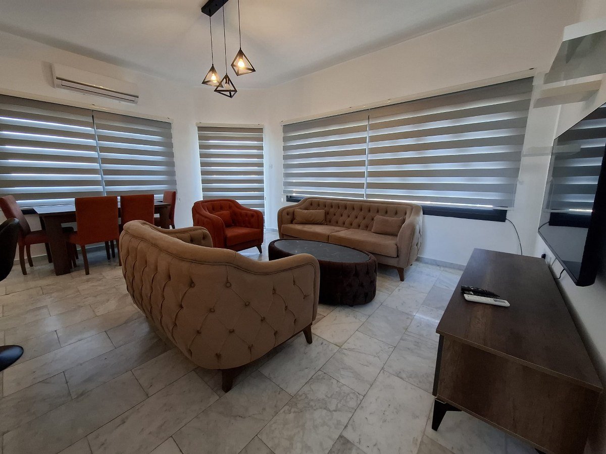 4 3 Bedroom Terrace Apartment For Rent Location Lapta Coastal Walkway Girne (Lapta Yuruyus Yolu Kyrenia)